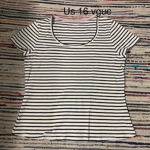 Boden size 16 striped Breton top